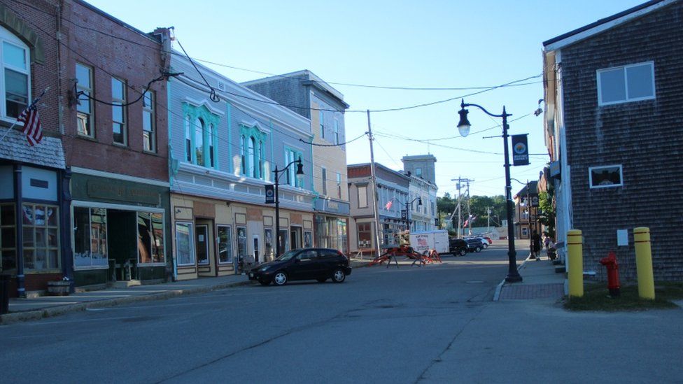 Downtown Eastport is pictured here.