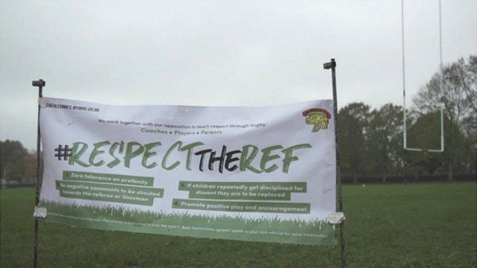 Respect the referee banner