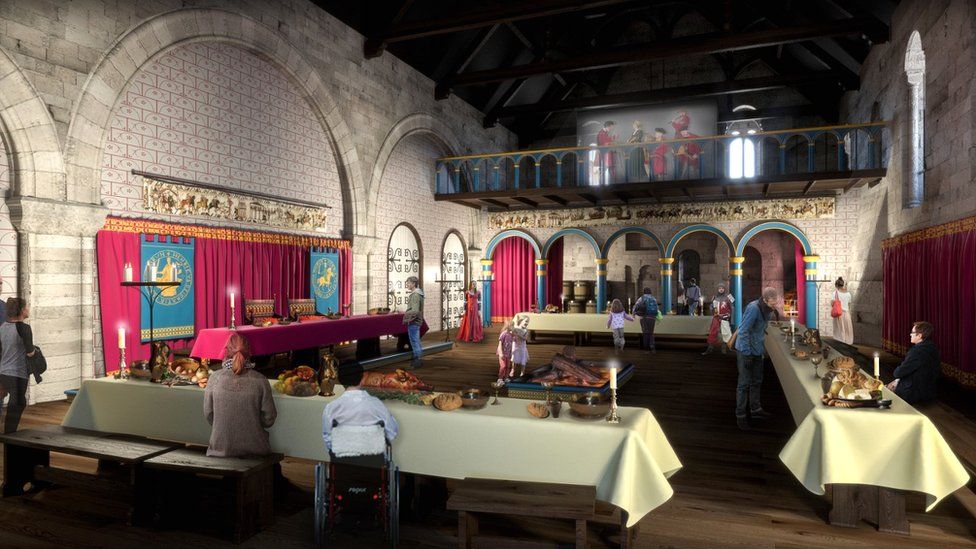 Artist's impression of the Great Hall