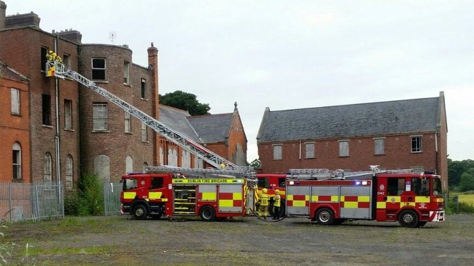 Three units of Dublin Fire Brigade attended the second fire at Belcamp overnight