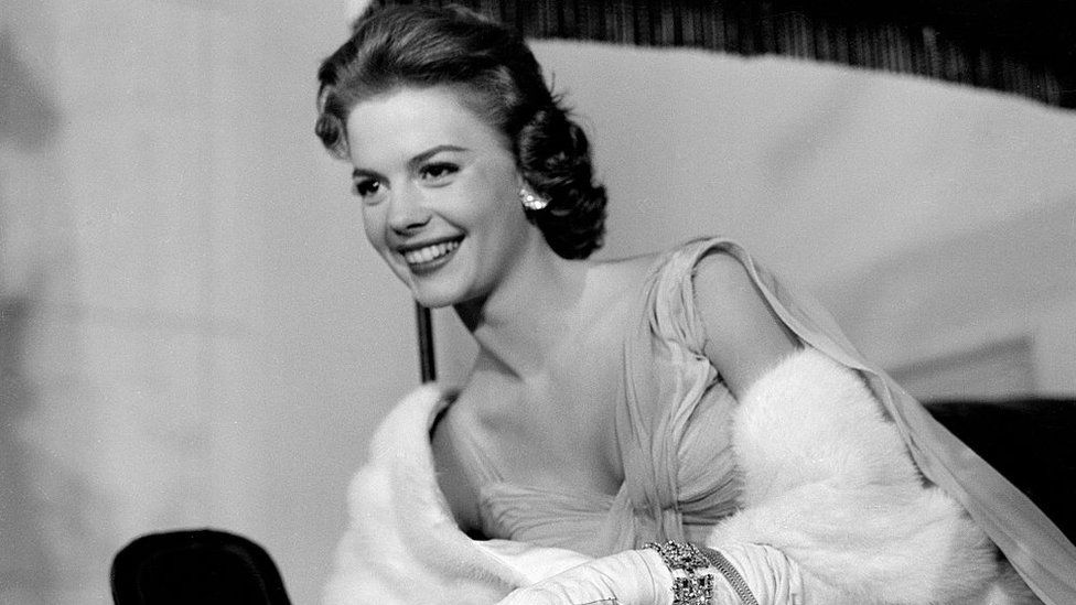 Natalie Wood at an event in 1955