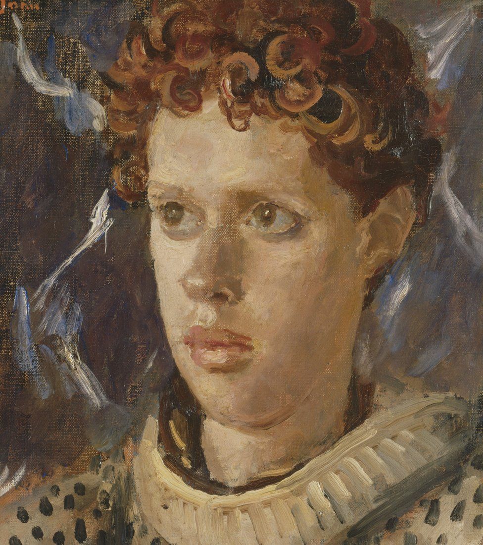 Painting of Dylan Thomas