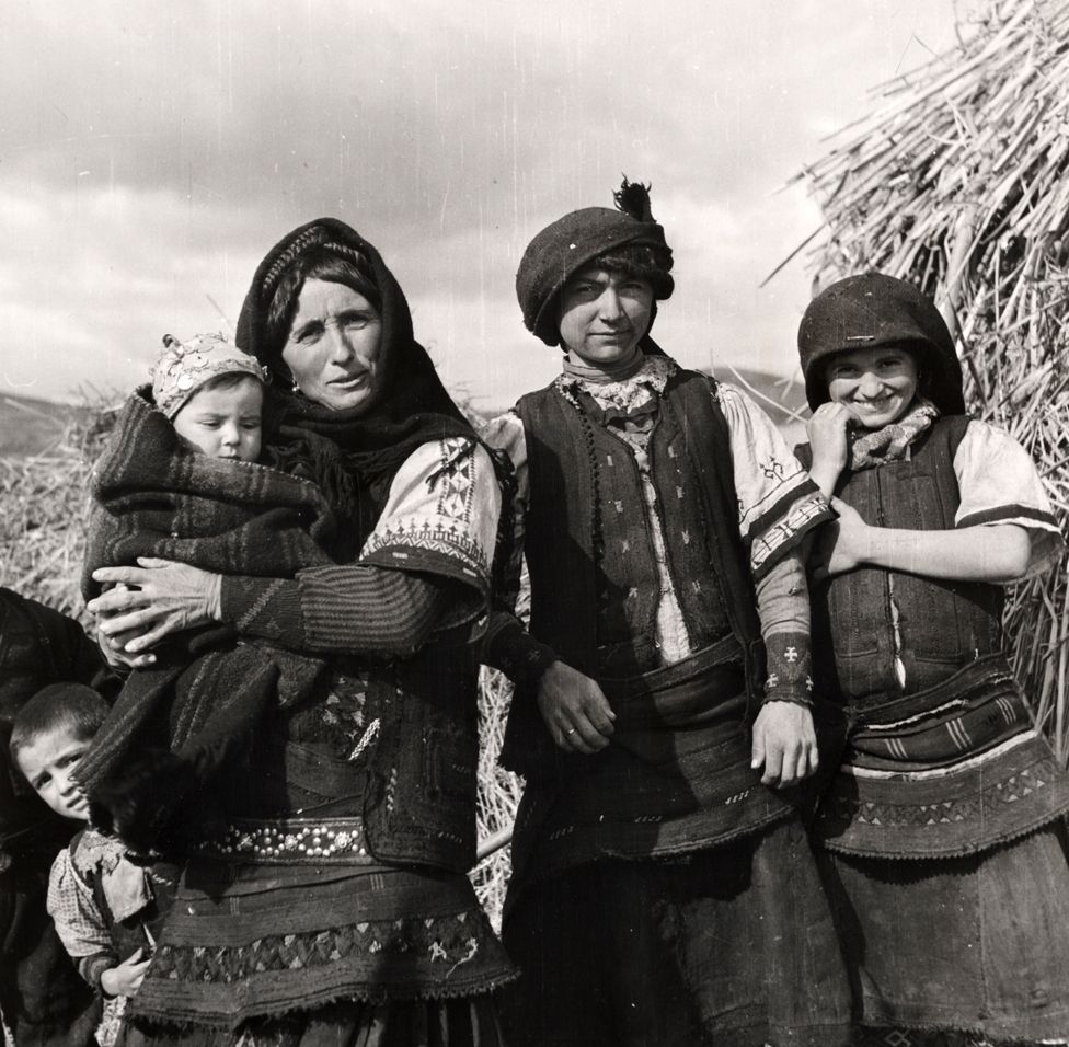 Macedonian peasants in Greece in 1947