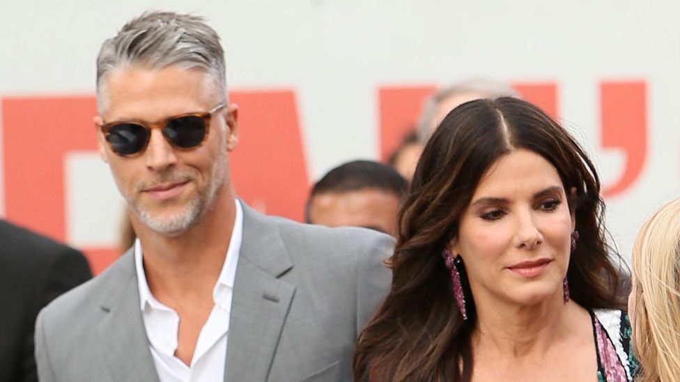 Sandra Bullock seen arriving at the London Premiere of Oceans 8 with partner Bryan Randall on 13 June 2018