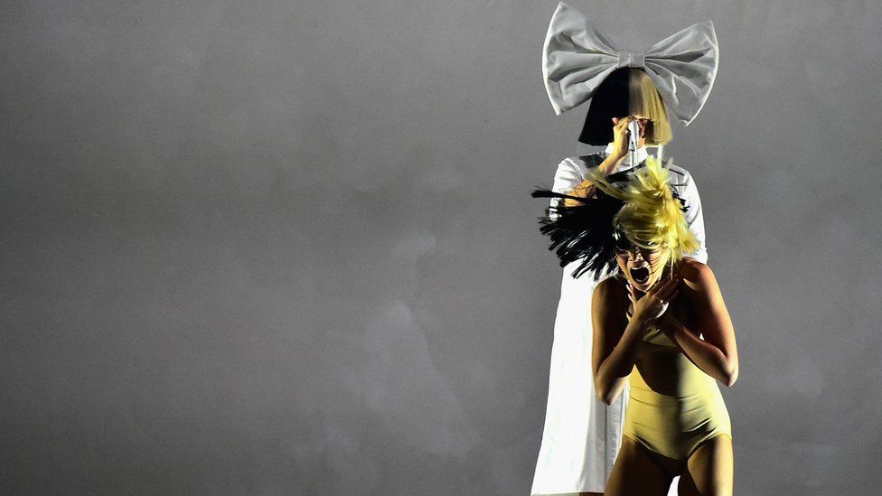 Sia on stage