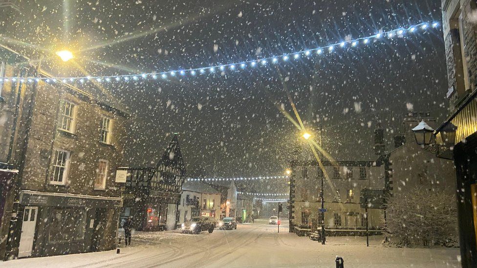 Cumbria snow Thousands lose power as disruption continues BBC News