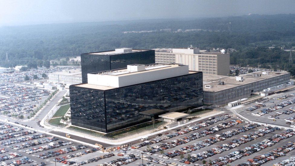 The National Security Agency headquarters in Fort Meade, Maryland.