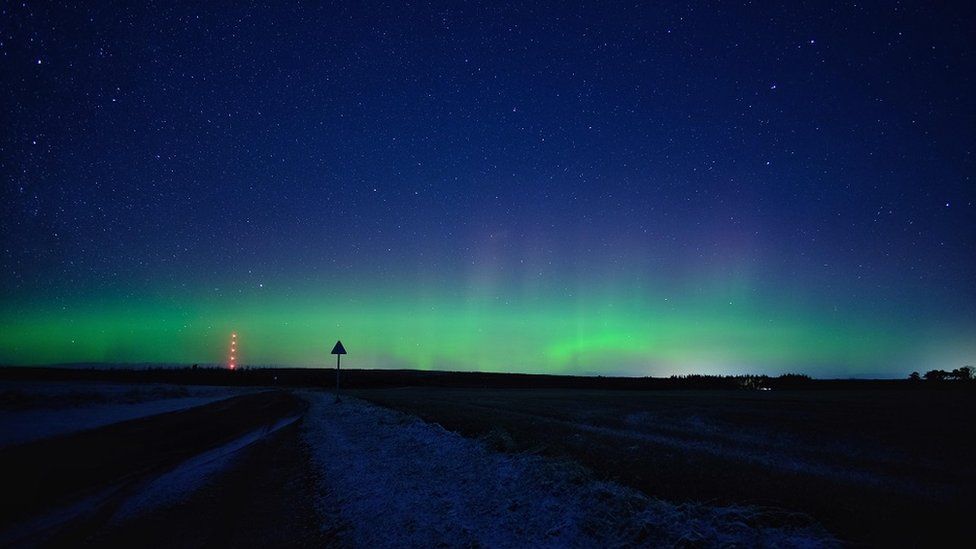 In Pictures Aurora Borealis Lights Up Sky Above Scotland c News