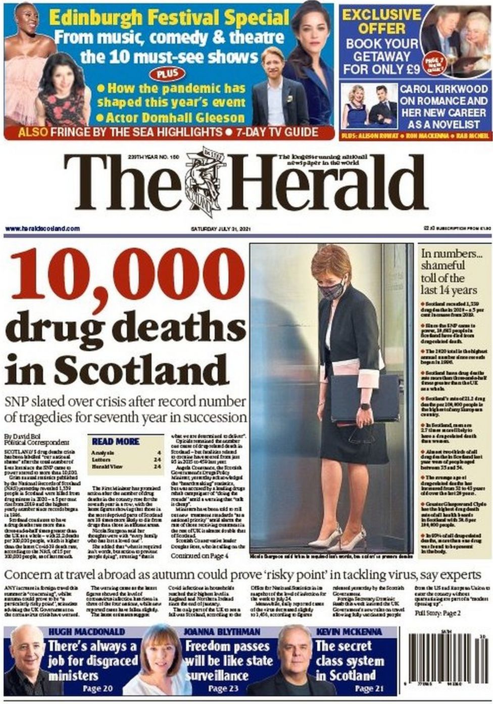 Scotlands Papers The Shameful Drugs Deaths Crisis Bbc News