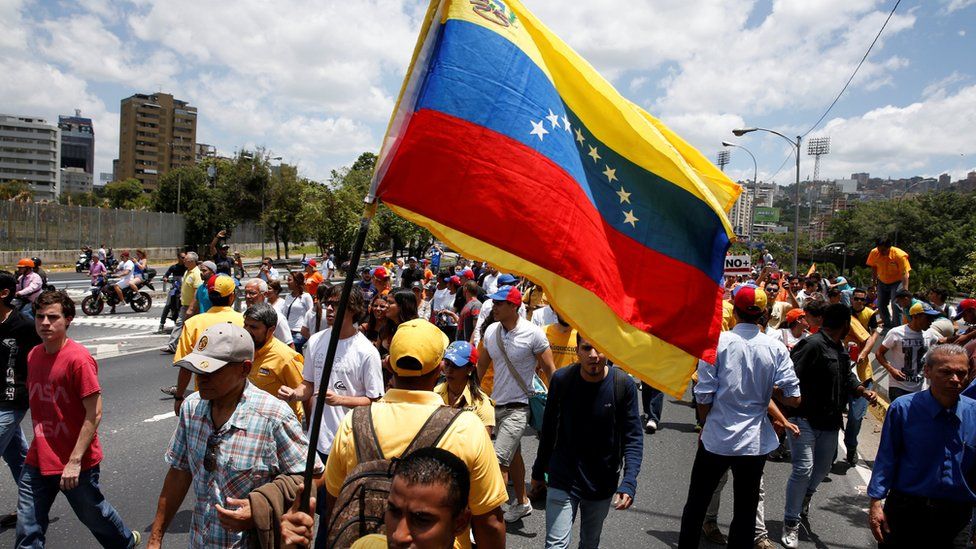 Opposition protest in Venezuela