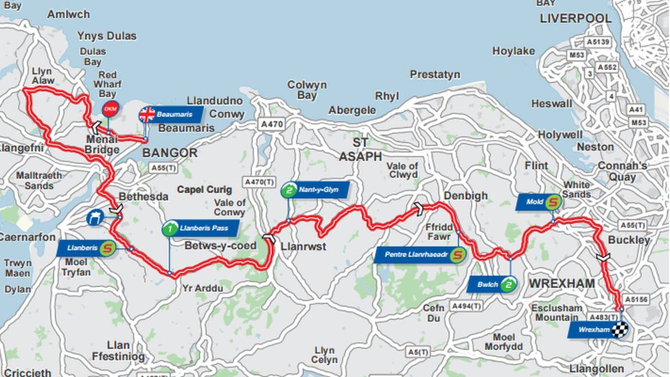 Opening Tour of Britain stage in Wales for first time BBC News