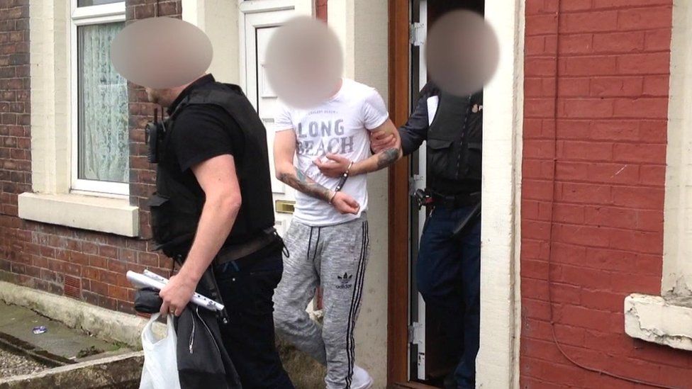 Man arrested in one of the raids