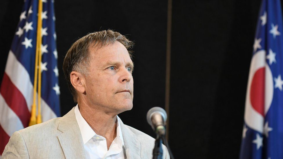 Fred Warmbier, father of Otto Warmbier, speaks during a news conference in Cincinnati, Ohio, U.S. June 15