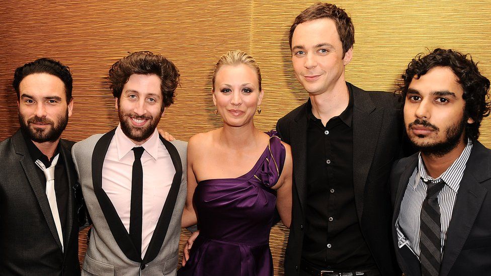 The principal cast of The Big Bang Theory