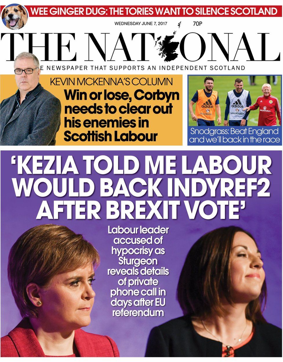 Scotland's papers: Indyref2 'bombshell' - BBC News