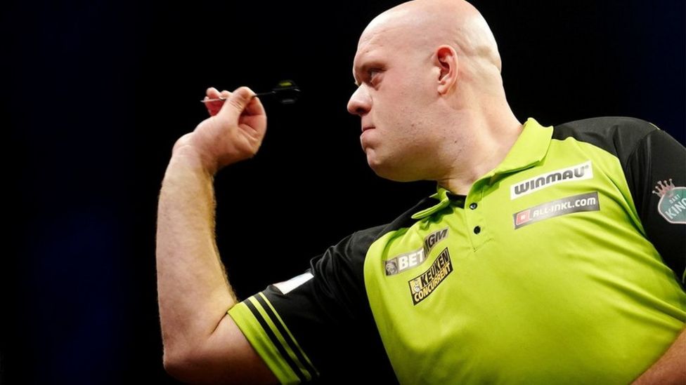 Premier League darts: Michael van Gerwen beats Luke Littler in night ...