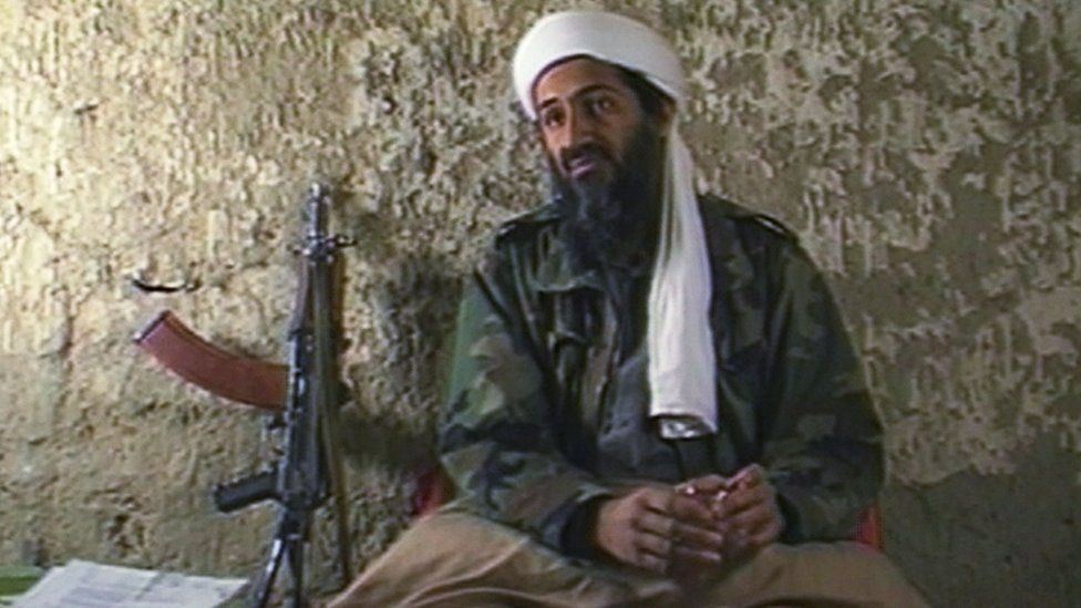 Osama bin Laden being interviewed in 1998