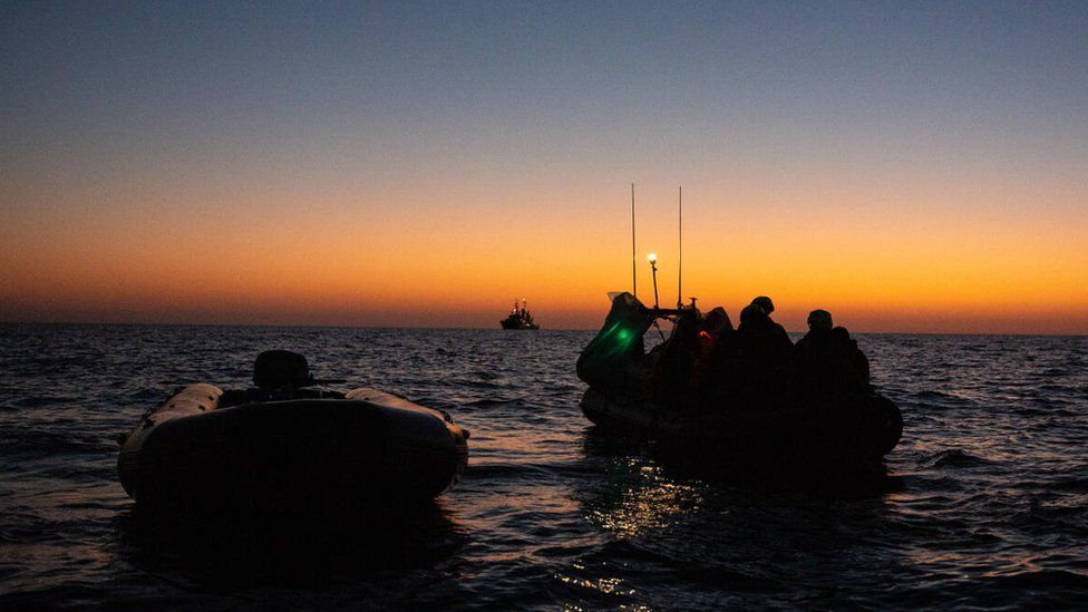 Humanity1 was carrying 180 people rescued from the Mediterranean on Tuesday