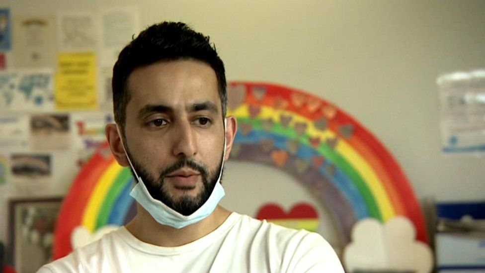 Omar Khan, an anaesthetist
