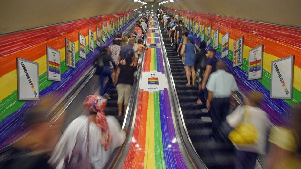 bbc picture gay pride hat