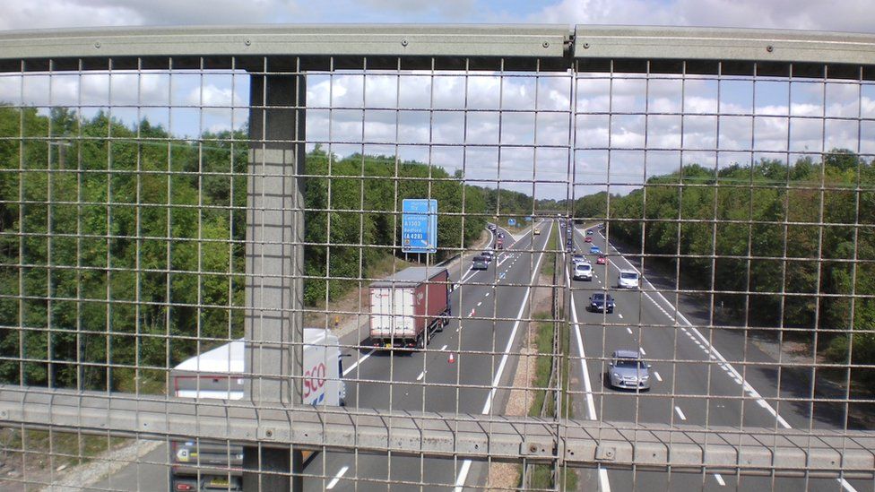 Traffic being diverted off the M11