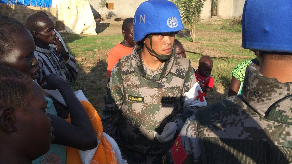 Chinese peacekeepers in South Sudan