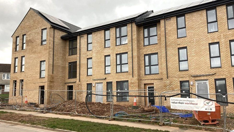 New Homes Being Built At The Corner Of Dorchester Road And Rochester Road In Taunton
