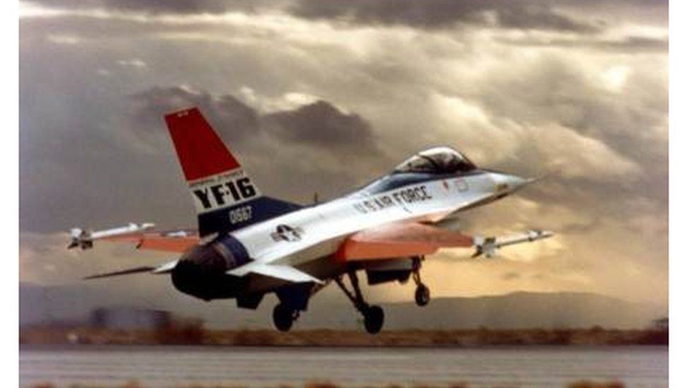 F16's first flight