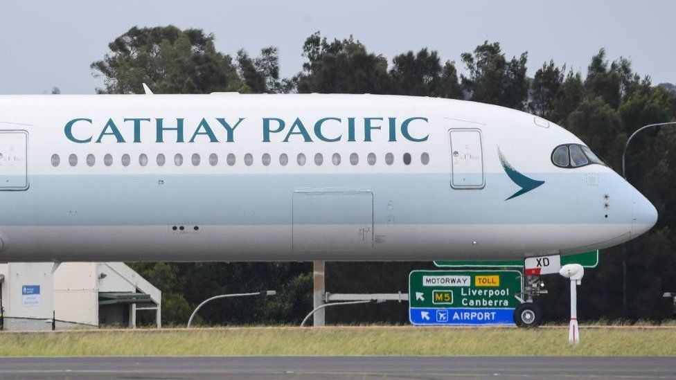 Самолет Cathay Pacific