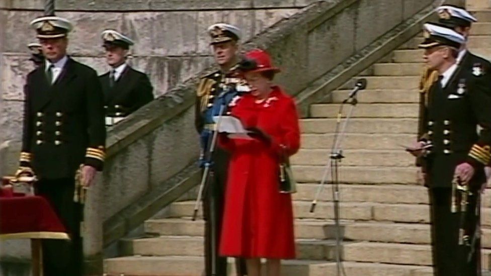 Queen Elizabeth speech at Britannia Royal Naval College in Dartmouth