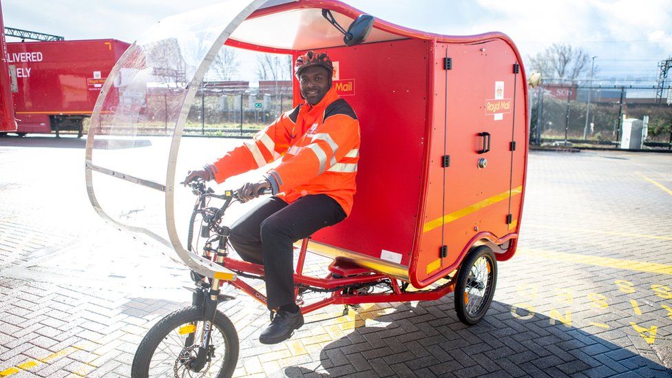 Electric trikes are being introduced by the Royal Mail