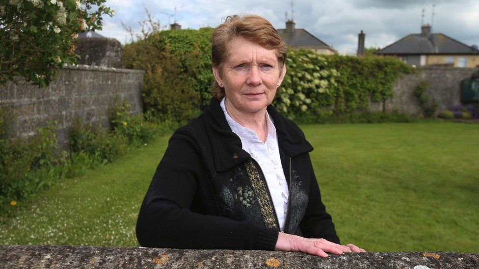 Catherine Corless pictured at the Tuam memorial garden