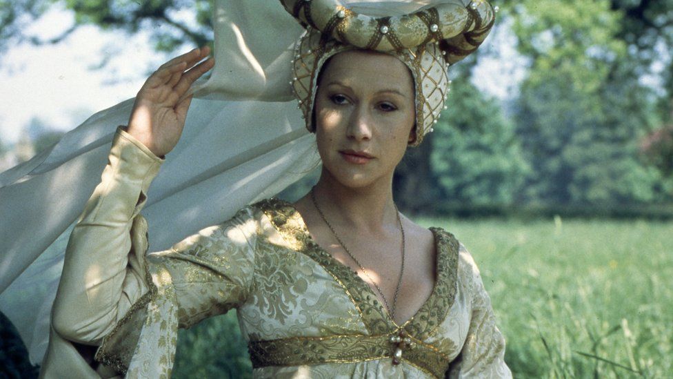 Helen Mirren in a 1978 BBC production of As You Like It