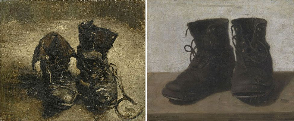 van gogh paintings shoes