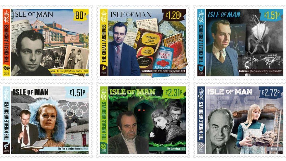 Full set of Nigel Kneale stamps