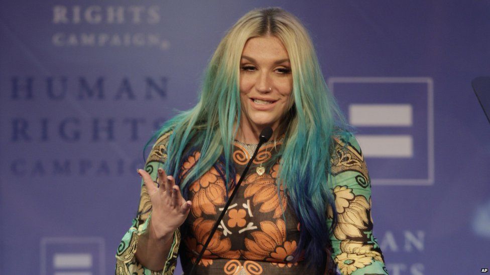 Kesha addresses Dr Luke court case after winning LGBT visibility award