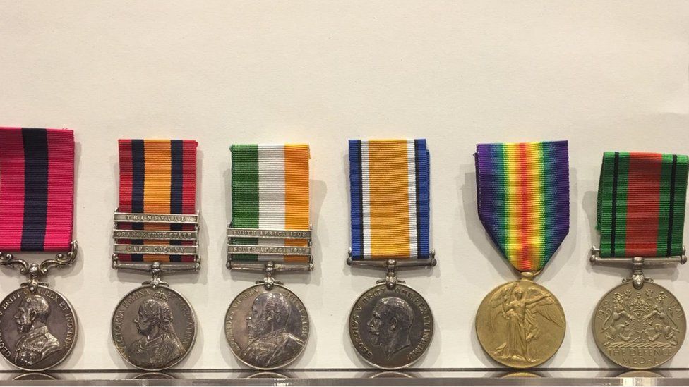 WW1 Soldier's Missing Medals Back At York Army Museum - BBC News