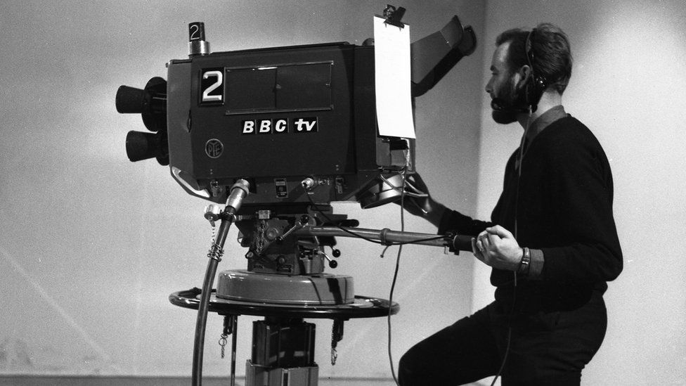 Michael Bond as a BBC cameraman in 1963