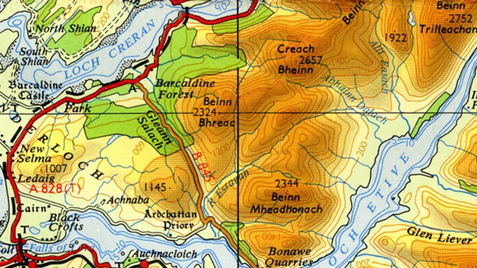 Ordnance Survey map from 1967