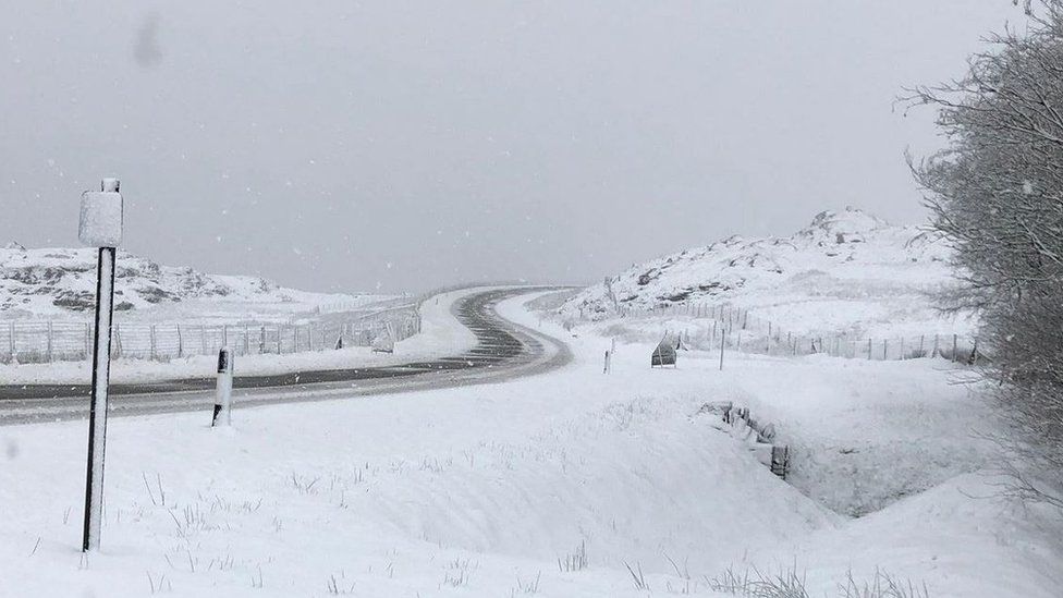 snow on Crimea Pass