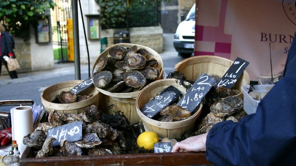 Richard Haward's Oysters at Borough Market, London 2005