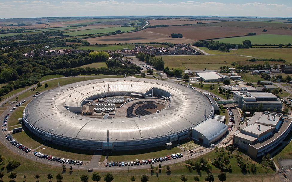 Diamond viewed from the air