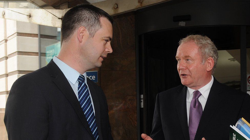 Pearse Doherty with Martin McGuinness
