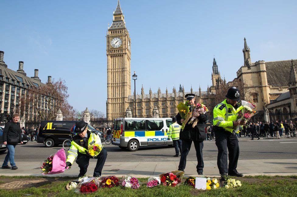 Aftermath of Westminster terror attack