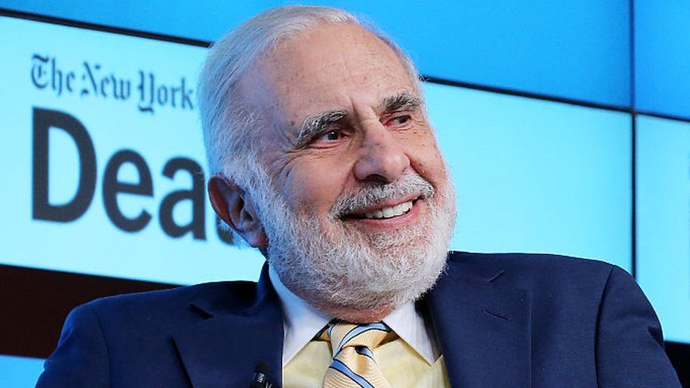 Carl Icahn participates in a panel discussion at the Whitney Museum of American Art in New York City.