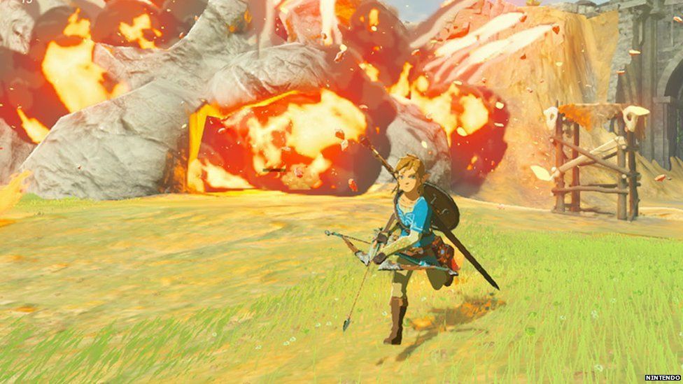 A screenshot shot from a Zelda game