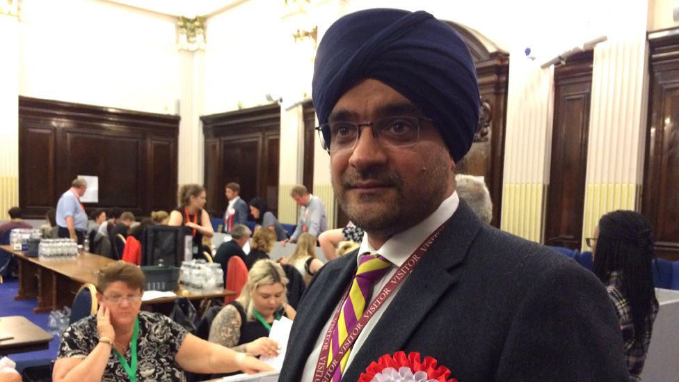 UKIP campaigner Sergi Singh