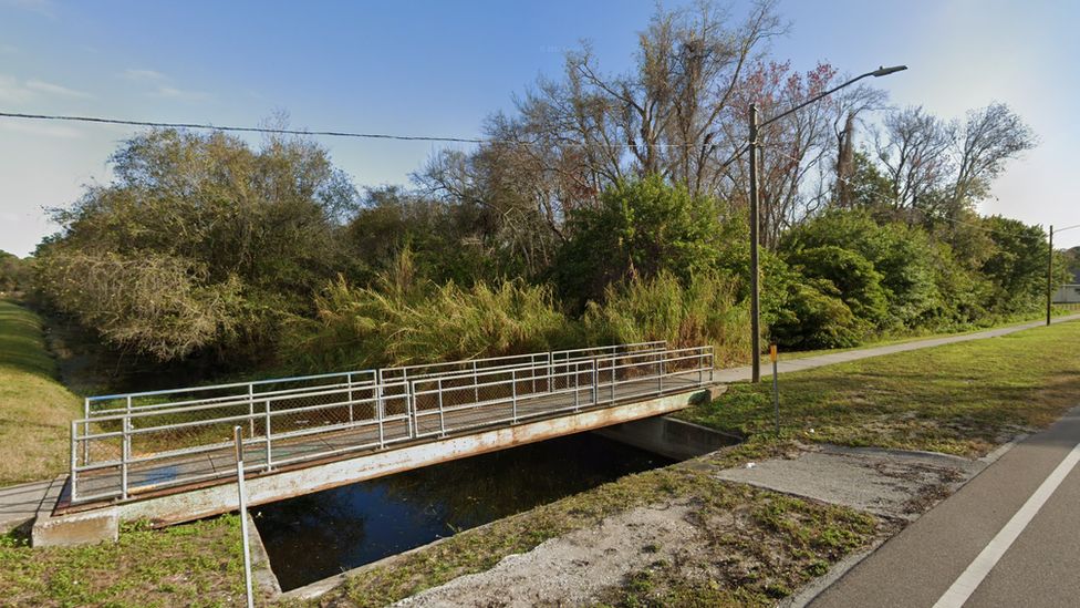 The waterway in Largo where the alligator was captured