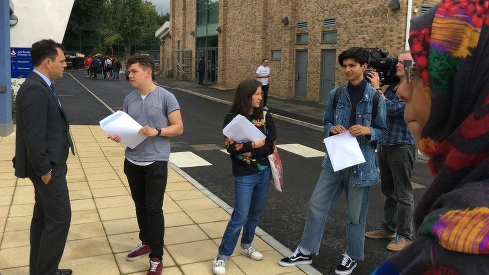 Grenfell students pick up results