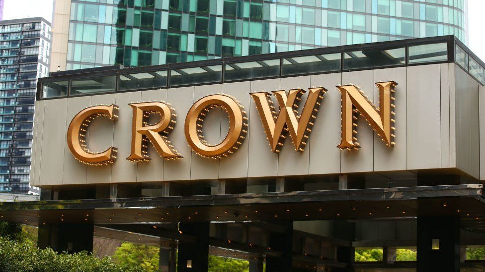 A general view of Crown Towers in Melbourne, Australia.